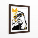 Snoop Golden Smoke - Line Art | Cuadro decorativo de Canvas Lab