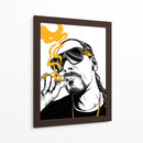 Snoop Golden Smoke - Line Art | Cuadro decorativo de Canvas Lab