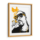 Snoop Golden Smoke - Line Art | Cuadro decorativo de Canvas Lab