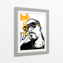 Snoop Golden Smoke - Line Art | Cuadro decorativo de Canvas Lab