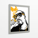 Snoop Golden Smoke - Line Art | Cuadro decorativo de Canvas Lab
