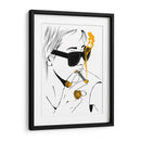 Golden smoke - David Aste | Cuadro decorativo de Canvas Lab