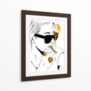 Golden smoke - David Aste | Cuadro decorativo de Canvas Lab