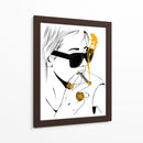 Golden smoke - David Aste | Cuadro decorativo de Canvas Lab
