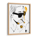 Golden smoke - David Aste | Cuadro decorativo de Canvas Lab