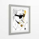 Golden smoke - David Aste | Cuadro decorativo de Canvas Lab