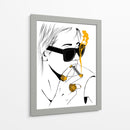 Golden smoke - David Aste | Cuadro decorativo de Canvas Lab