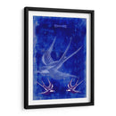 Gorriones azules - Carlos Pixley | Cuadro decorativo de Canvas Lab