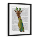 Jirafa Y Bufandas - Fab Funky | Cuadro decorativo de Canvas Lab