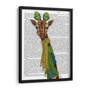 Jirafa Y Bufandas - Fab Funky | Cuadro decorativo de Canvas Lab
