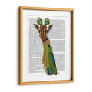 Jirafa Y Bufandas - Fab Funky | Cuadro decorativo de Canvas Lab