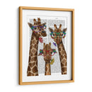 Jirafa Y Gafas De Flores, Trío - Fab Funky | Cuadro decorativo de Canvas Lab