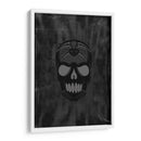 Calavera Negra C.Pixley - Carlos Pixley | Cuadro decorativo de Canvas Lab