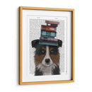 Border Collie, Tricolor Y Libros. - Fab Funky | Cuadro decorativo de Canvas Lab