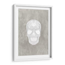 Calavera Blanca C.Pixley - Carlos Pixley | Cuadro decorativo de Canvas Lab