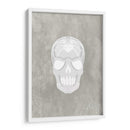 Calavera Blanca C.Pixley - Carlos Pixley | Cuadro decorativo de Canvas Lab