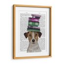 Jack Russell Y Libros - Fab Funky | Cuadro decorativo de Canvas Lab