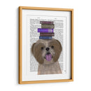 Shih Tsu Y Libros - Fab Funky | Cuadro decorativo de Canvas Lab
