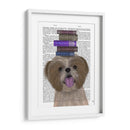 Shih Tsu Y Libros - Fab Funky | Cuadro decorativo de Canvas Lab