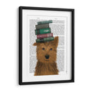 Yorkshire Terrier Y Libros - Fab Funky | Cuadro decorativo de Canvas Lab
