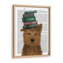 Yorkshire Terrier Y Libros - Fab Funky | Cuadro decorativo de Canvas Lab