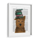 Yorkshire Terrier Y Libros - Fab Funky | Cuadro decorativo de Canvas Lab