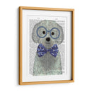 Bichon Frise Con Gafas Y Pajarita. - Fab Funky | Cuadro decorativo de Canvas Lab