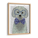 Bichon Frise Con Gafas Y Pajarita. - Fab Funky | Cuadro decorativo de Canvas Lab