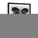 Border Collie, Tricolor, Con Gafas Y Pajarita. - Fab Funky | Cuadro decorativo de Canvas Lab