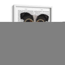 Border Collie, Tricolor, Con Gafas Y Pajarita. - Fab Funky | Cuadro decorativo de Canvas Lab