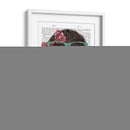 Cockerpoo, Negro, Con Gafas Y Bufanda. - Fab Funky | Cuadro decorativo de Canvas Lab
