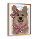 Corgi Con Gafas Y Bufanda. - Fab Funky | Cuadro decorativo de Canvas Lab