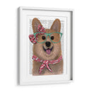 Corgi Con Gafas Y Bufanda. - Fab Funky | Cuadro decorativo de Canvas Lab