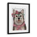 Husky Con Gafas Y Bufanda - Fab Funky | Cuadro decorativo de Canvas Lab