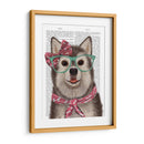 Husky Con Gafas Y Bufanda - Fab Funky | Cuadro decorativo de Canvas Lab