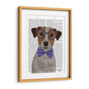 Jack Russell Con Gafas Y Pajarita. - Fab Funky | Cuadro decorativo de Canvas Lab