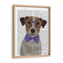 Jack Russell Con Gafas Y Pajarita. - Fab Funky | Cuadro decorativo de Canvas Lab