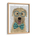 Terrier De Trigo Con Gafas Y Pajarita. - Fab Funky | Cuadro decorativo de Canvas Lab