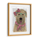 Wheaten Terrier Con Gafas Y Bufanda. - Fab Funky | Cuadro decorativo de Canvas Lab