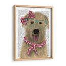Wheaten Terrier Con Gafas Y Bufanda. - Fab Funky | Cuadro decorativo de Canvas Lab
