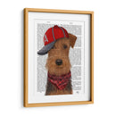 Airedale Y Gorra De Béisbol - Fab Funky | Cuadro decorativo de Canvas Lab