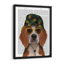 Sombrero De Beagle Y Cubo - Fab Funky | Cuadro decorativo de Canvas Lab