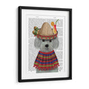 Bichon Frise En Traje Mexicano - Fab Funky | Cuadro decorativo de Canvas Lab