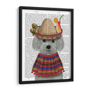 Bichon Frise En Traje Mexicano - Fab Funky | Cuadro decorativo de Canvas Lab