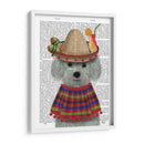 Bichon Frise En Traje Mexicano - Fab Funky | Cuadro decorativo de Canvas Lab