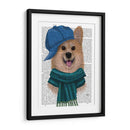 Sombrero Y Bufanda De Béisbol De Corgi - Fab Funky | Cuadro decorativo de Canvas Lab
