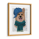 Sombrero Y Bufanda De Béisbol De Corgi - Fab Funky | Cuadro decorativo de Canvas Lab