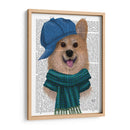 Sombrero Y Bufanda De Béisbol De Corgi - Fab Funky | Cuadro decorativo de Canvas Lab