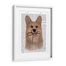 Corgi Walkies - Fab Funky | Cuadro decorativo de Canvas Lab