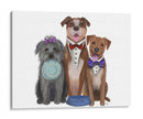 Cena De Perros, Mutts - Fab Funky | Cuadro decorativo de Canvas Lab